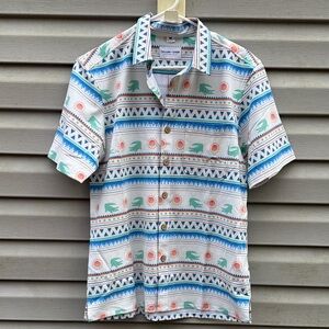 Tellum + Chop | Mens Alligator Florida UF Button Down Collar Shirt Medium